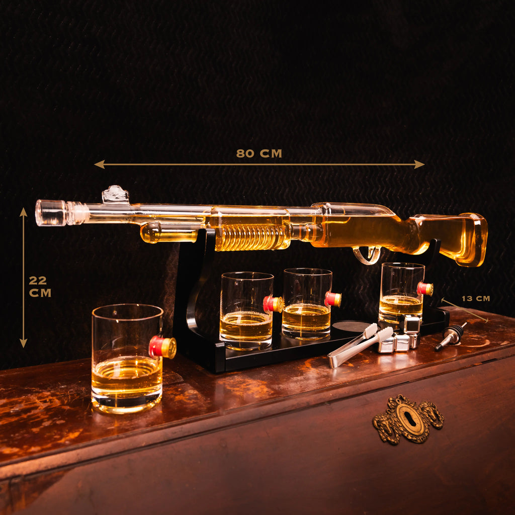 Shotgun Whiskey Karaf – Cadeauset