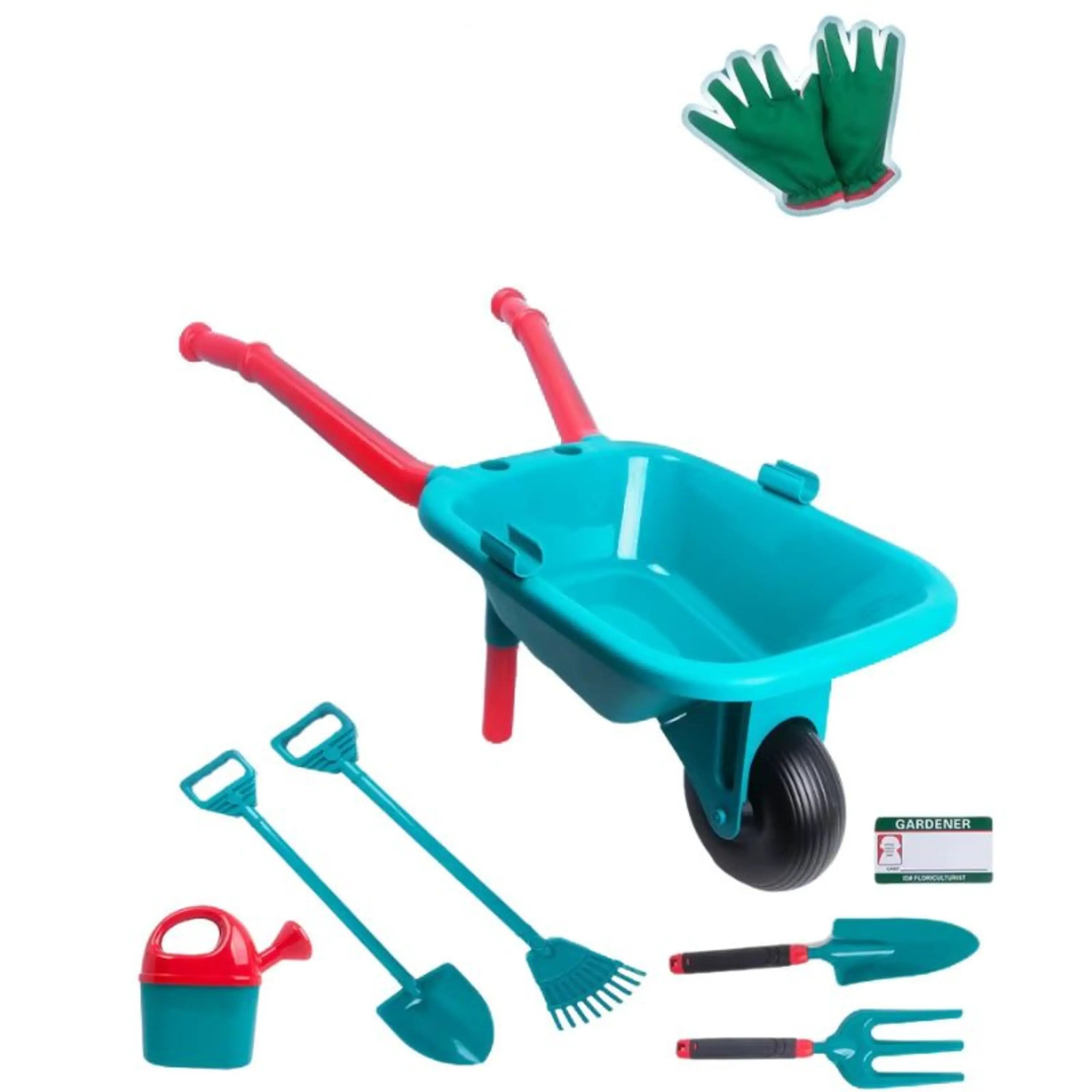 Kinder Tuinset met Kruiwagen – Compleet Tuingereedschap